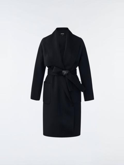 MACKAGE THALIA Double-face wool robe coat