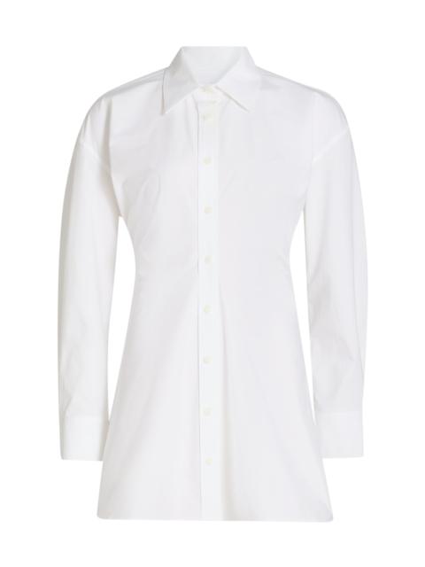 Alexander Wang Women's Cotton Poplin Mini-Shirtdress - White