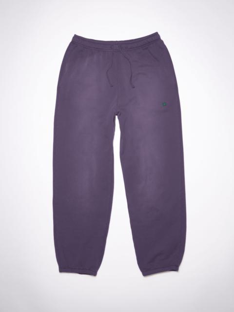 Acne Studios Cotton sweatpants - Purple