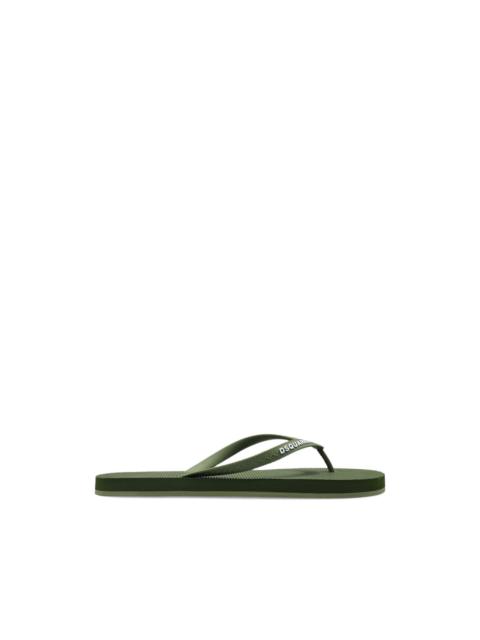 DSQUARED2 logo thong flip-flops