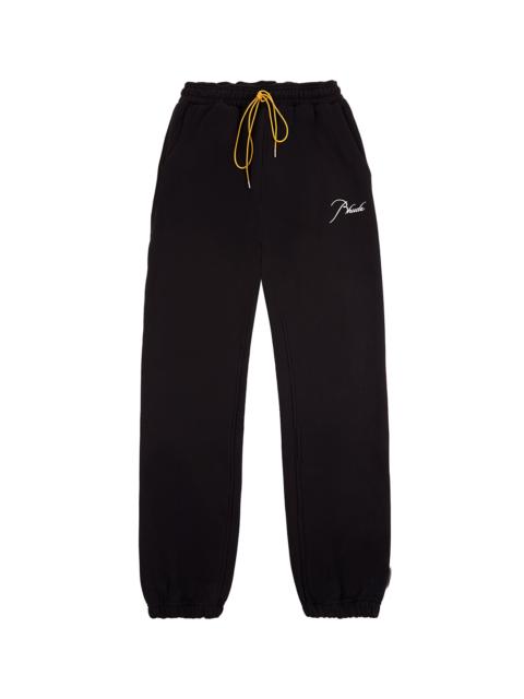 Rhude Classique Sweatpant "Black / White" RHFW25HO05012 1014