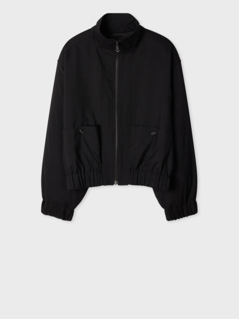 Paul Smith Women's Black Knitted Bomber Jacket