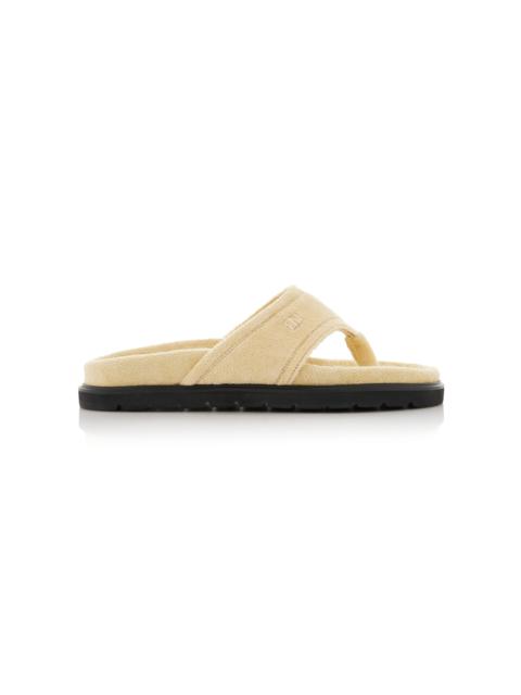 Exclusive Padded-Terry Sandals yellow
