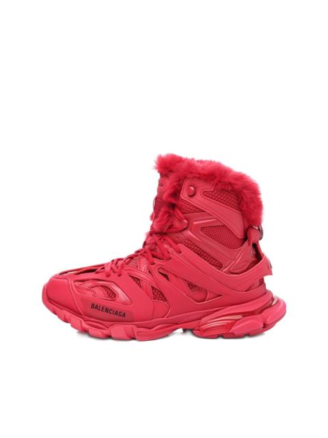 BALENCIAGA Balenciaga, 스페인 Hike High 'Faux Fur - 버건디 이름 *