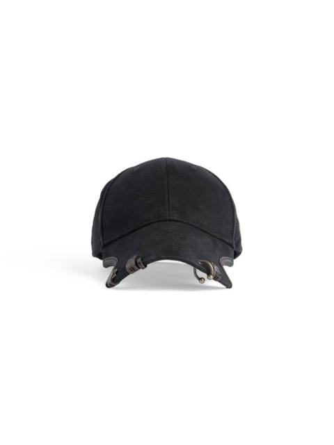 Balenciaga Piercing Cap in Black