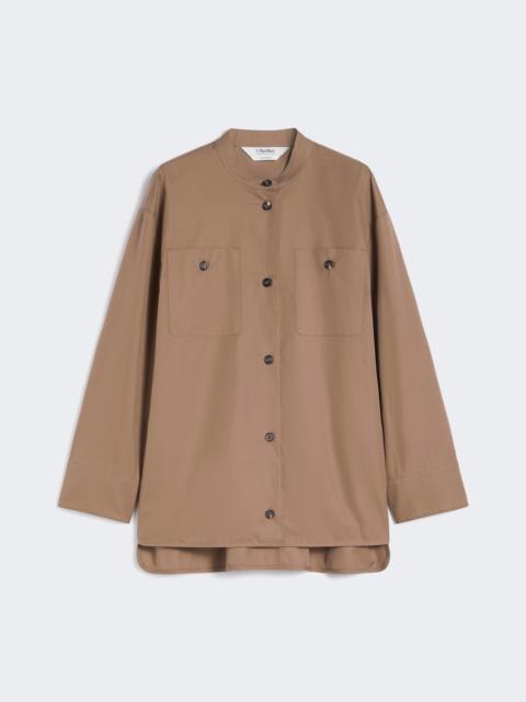 'S Max Mara ALI Cotton Mandarin-neck shirt