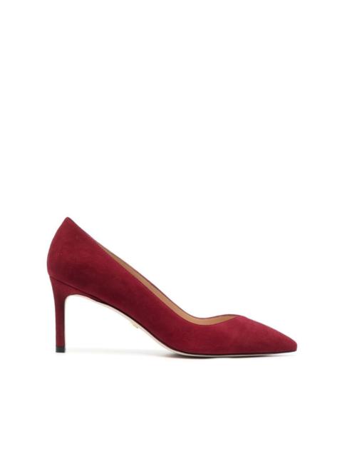 Stuart Weitzman pointed 80mm suede pumps