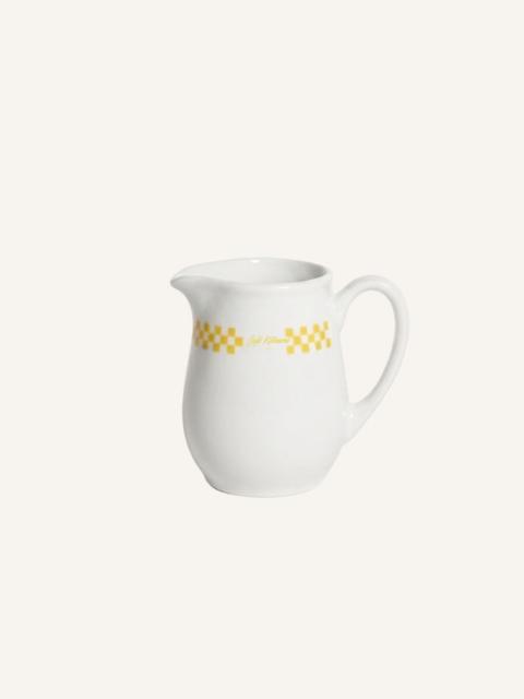 Maison Kitsuné CHECKERBOARD PORCELAIN MILK JAR