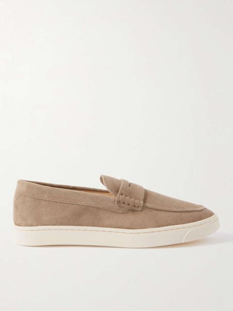 Suede Penny Loafers