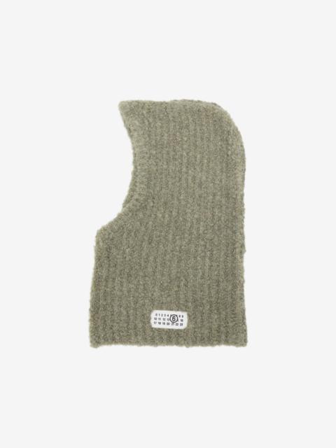 MM6 Maison Margiela logo-patch balaclava