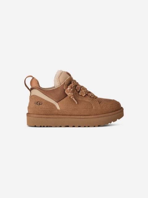 UGG ® Men's Lowmel Suede/Textile/Recycled Materials Shoes in Chestnut