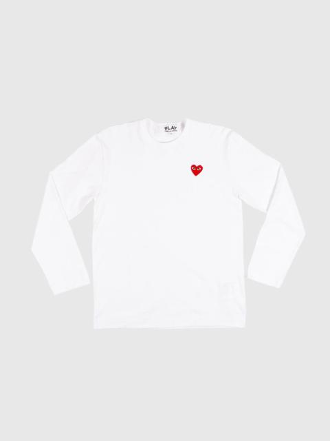 Comme des Garçons PLAY RED HEART L/S T-SHIRT