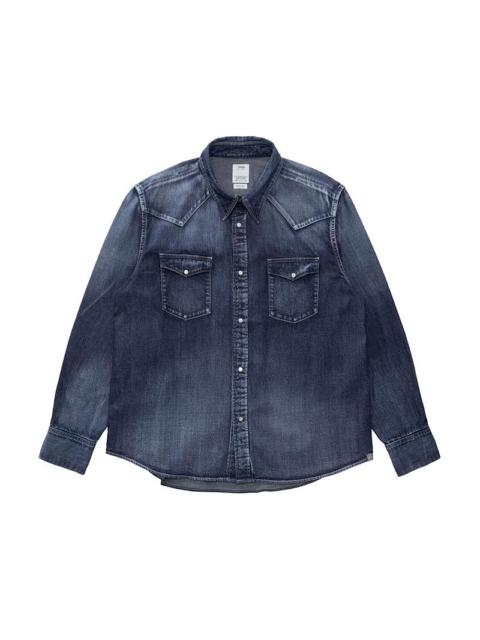 visvim SOCIAL SCULPTURE SHIRT DMGD INDIGO