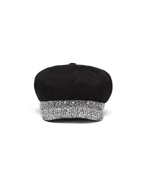Re-Nylon hat with crystals