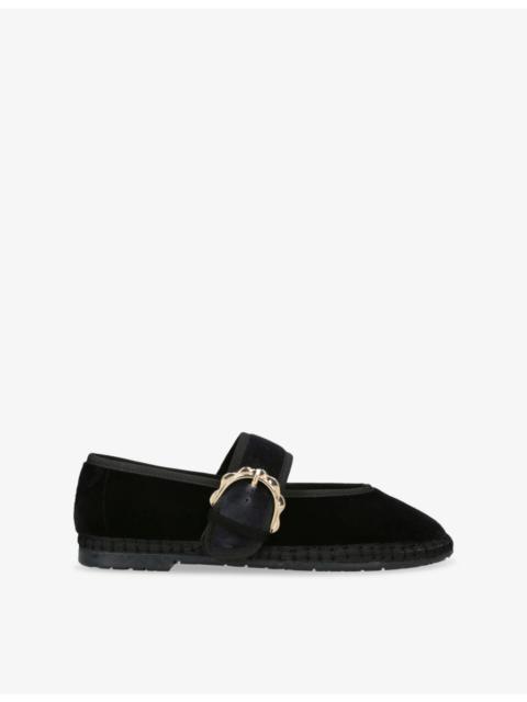 FLABELUS Sophie Velvet Ballet Flats
