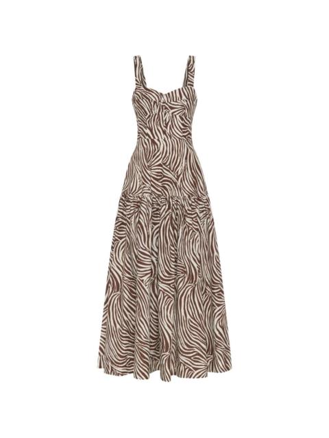 NICHOLAS Valeria printed mini dress