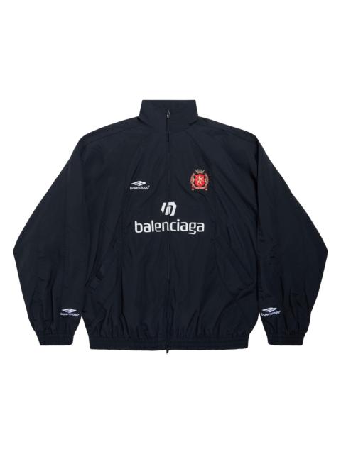 BALENCIAGA Men's Paris Soccer Tracksuit Jacket - Black