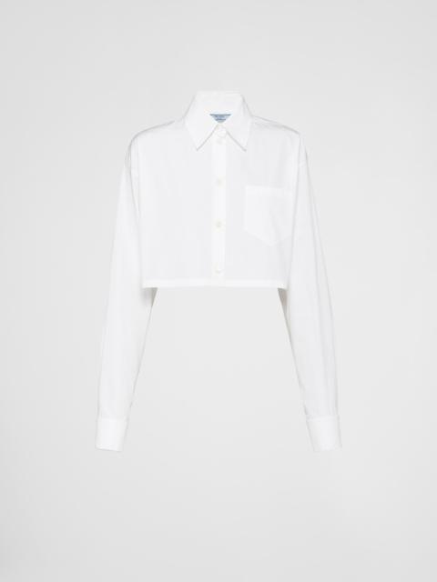 Prada Poplin cropped shirt