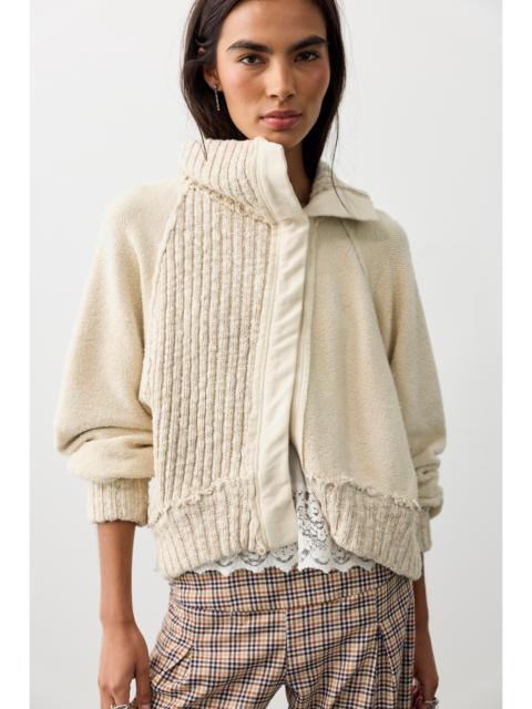 FREE PEOPLE We The Free Annie Cozy Funnel-Neck Cardi