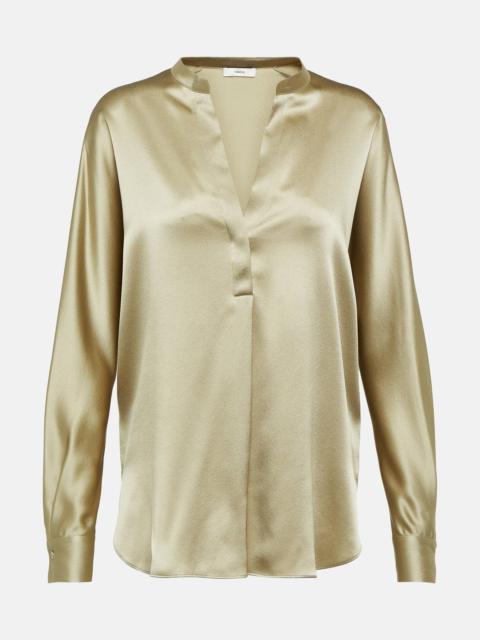Silk satin blouse
