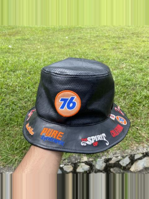 Other brands Other - Vintage leather bucket Hat 76 lubricant racing