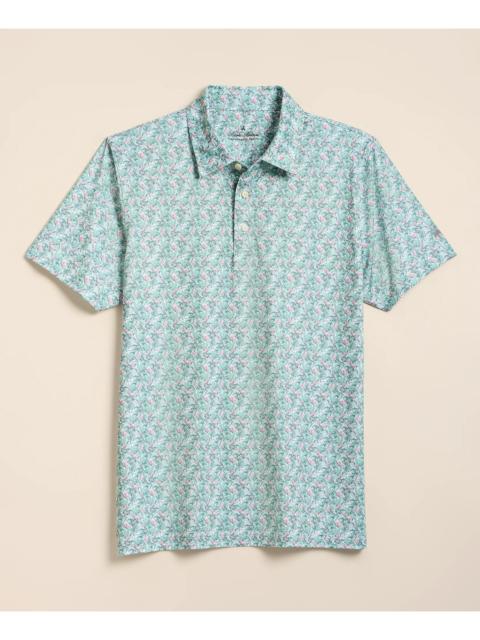 Brooks Brothers Performance Series Vintage Tropical Motif Polo Shirt