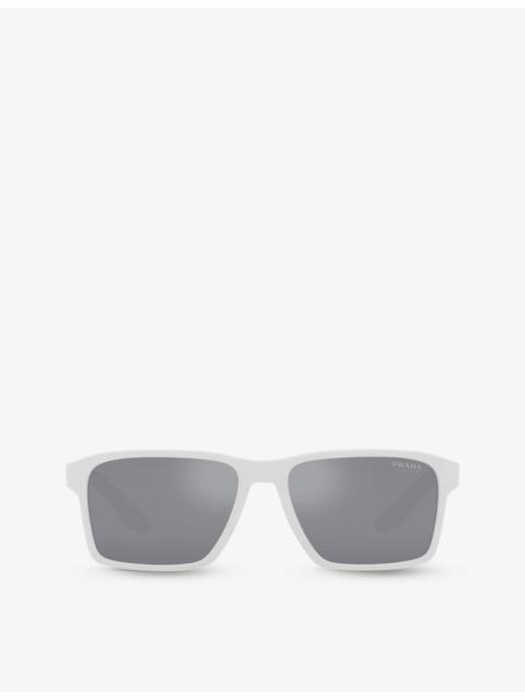 Prada PS 05YS rectangle-frame acetate sunglasses