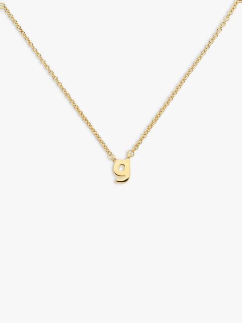 MELISSA ODABASH LETTER 'G' PENDANT NECKLACE