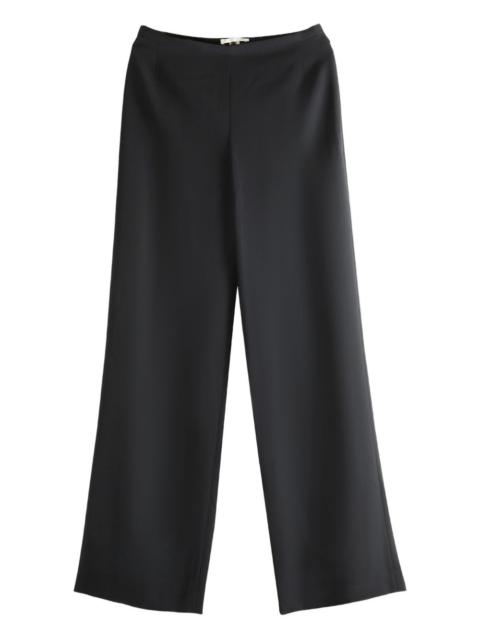 button-detail trousers
