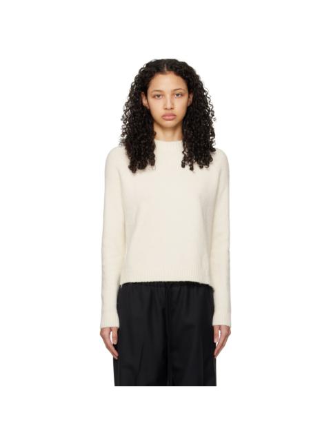 BOSS Off-White Rib Sweater