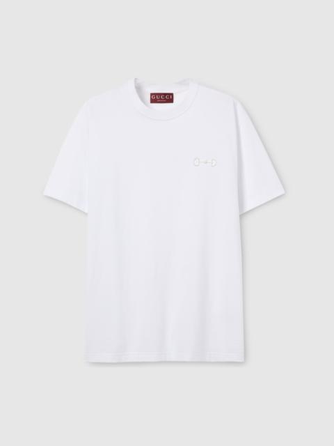 GUCCI Cotton jersey T-shirt with embroidery