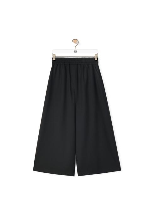 Loewe Cropped trousers in wool