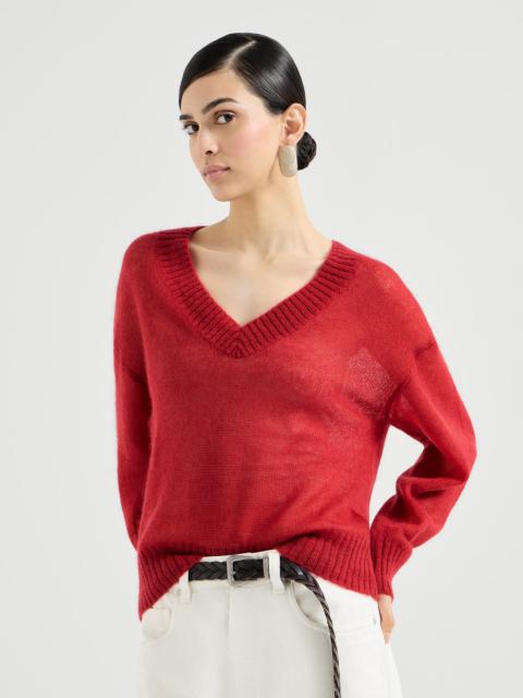 Virgin wool and mohair sweater