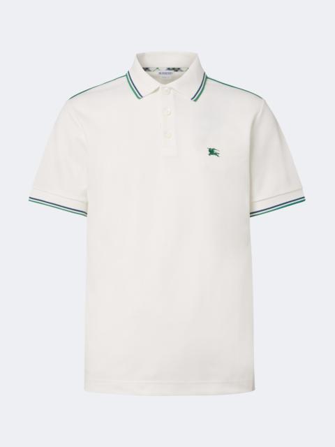 Burberry EKD cotton-blend piqué polo shirt