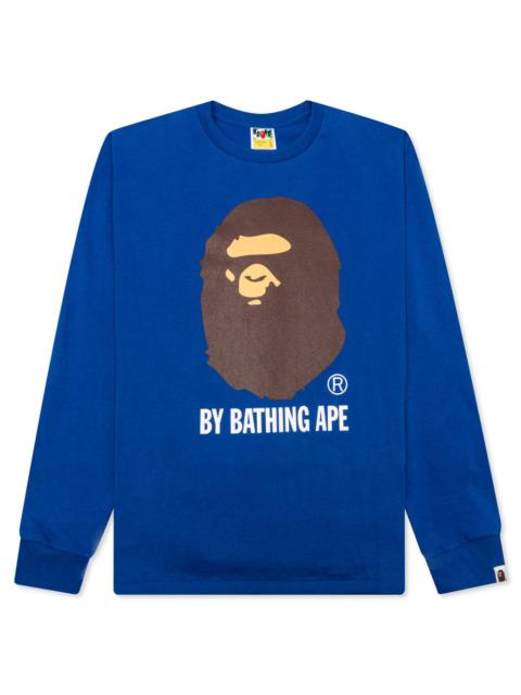 BY BATHING APE L/S TEE - BLUE