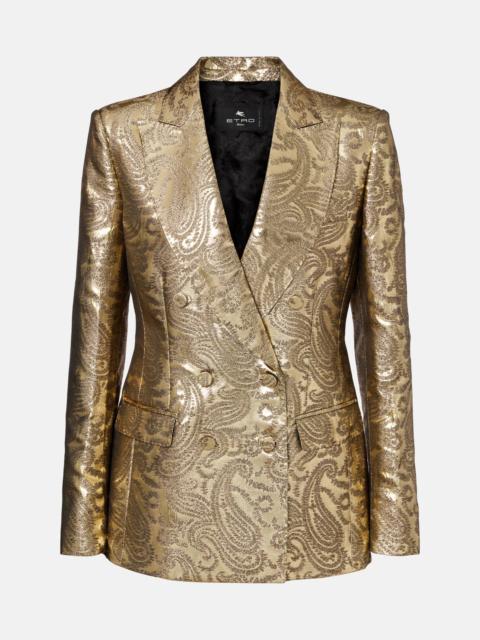 Etro Paisley brocade blazer