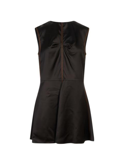 Marni contrast-stitch sleeveless dress