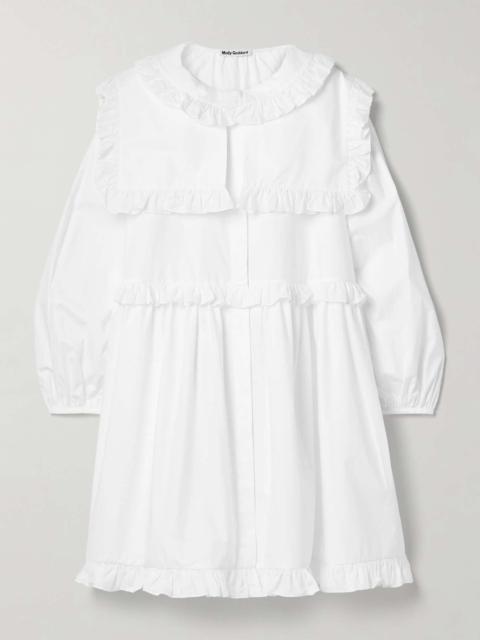 Molly Goddard Lizzie ruffled cotton mini dress