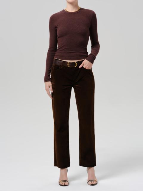 Citizens of Humanity Bina Crewneck In Heather Mahogany