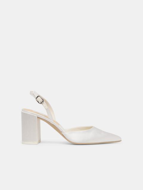 dolce vita CAREL HIGH HEELS TRUE WHITE SATIN