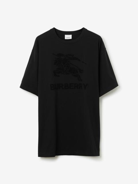 Burberry Embroidered EKD Cotton T-shirt