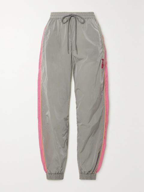 Stella McCartney Kira Appliquéd Striped Econyl Track Pants
