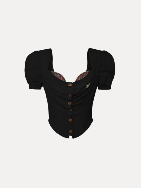 Vivienne Westwood SHORT SLEEVE BEA CORSET CARDIGAN