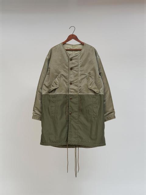 Nigel Cabourn 60's Gas Protect Coat Pigment in Green