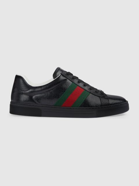 GUCCI Men's Ace GG Crystal canvas sneaker