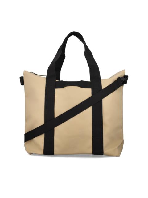 RAINS W3 contrasting-trim tote bag
