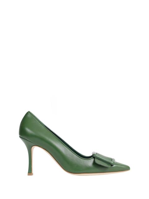 Manolo Blahnik Maysalepump 90 Buckle Detail Pumps