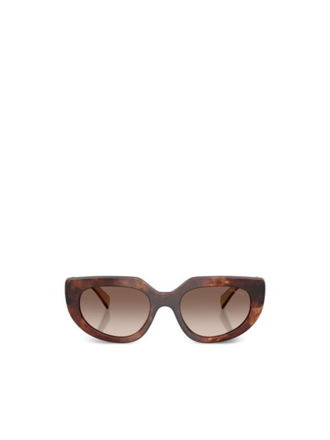 Prada patterned geometric sunglasses