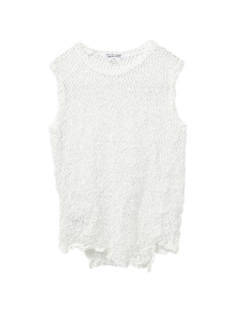 Comme des Garçons Comme des Garçons openwork top