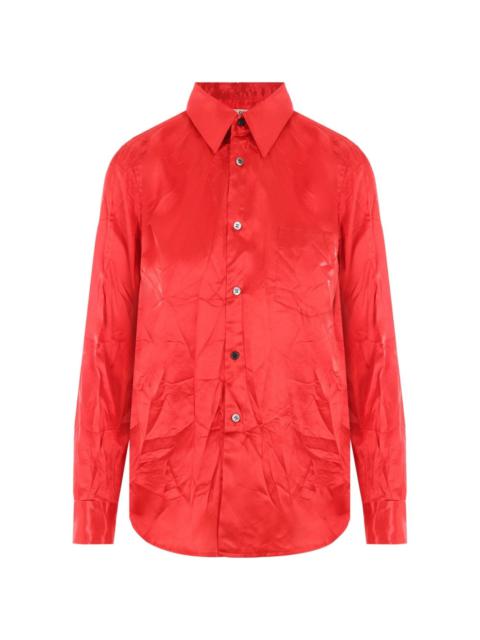 Comme Des Garçons crinkled long-sleeve shirt